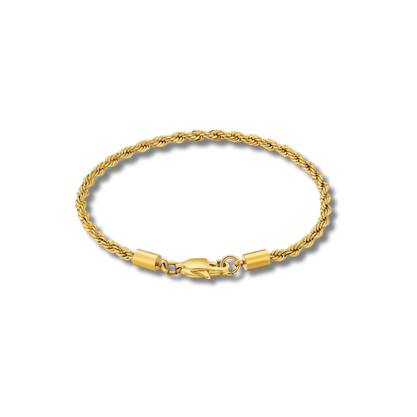 Why the 3mm Gold Rope Chain Bracelet Is the Everyday Essential for Men