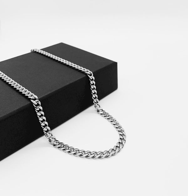 7mm Stainless Steel Cuban Link Chain