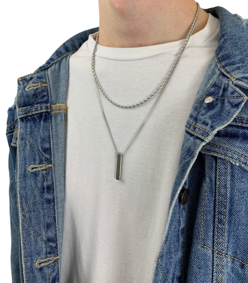 Minimal Bar & Rope Chain Stack | Exclusive Men’s Jewelry Set | DayChainz